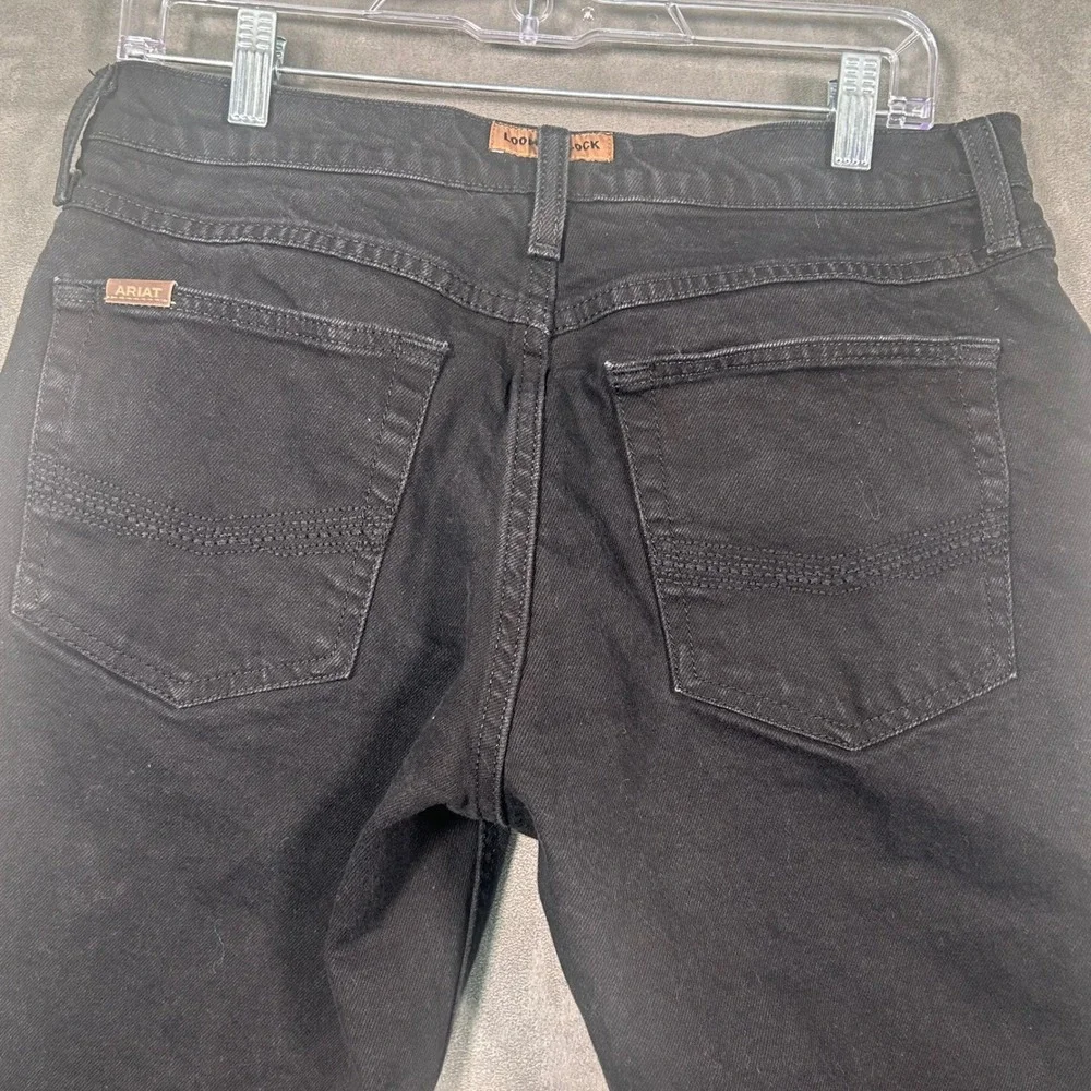 Ariat M7 Slim Fit Jeans Mens 32x30 Black Straight Leg Western Denim Pants